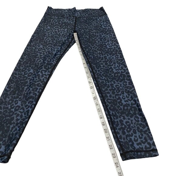 Zyia Light N Luxe Scrunch Stone Leopard 7/8  Leggings Size 8 -10 - Picture 6 of 8